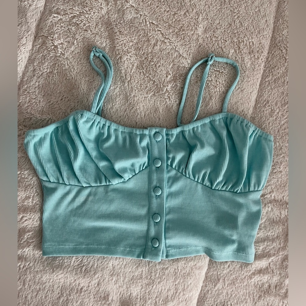 Forever 21 Light Blue Tank Top